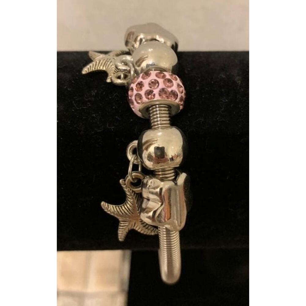 Sea Life Beaded Charms Bracelet